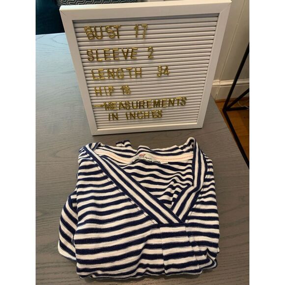 Vineyard Vines Womens Striped V Neck Dress Size Small - Picture 6 of 6